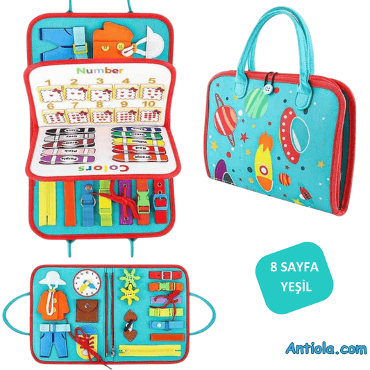 Montessori Çocuk Aktivite Çantası - Antiola