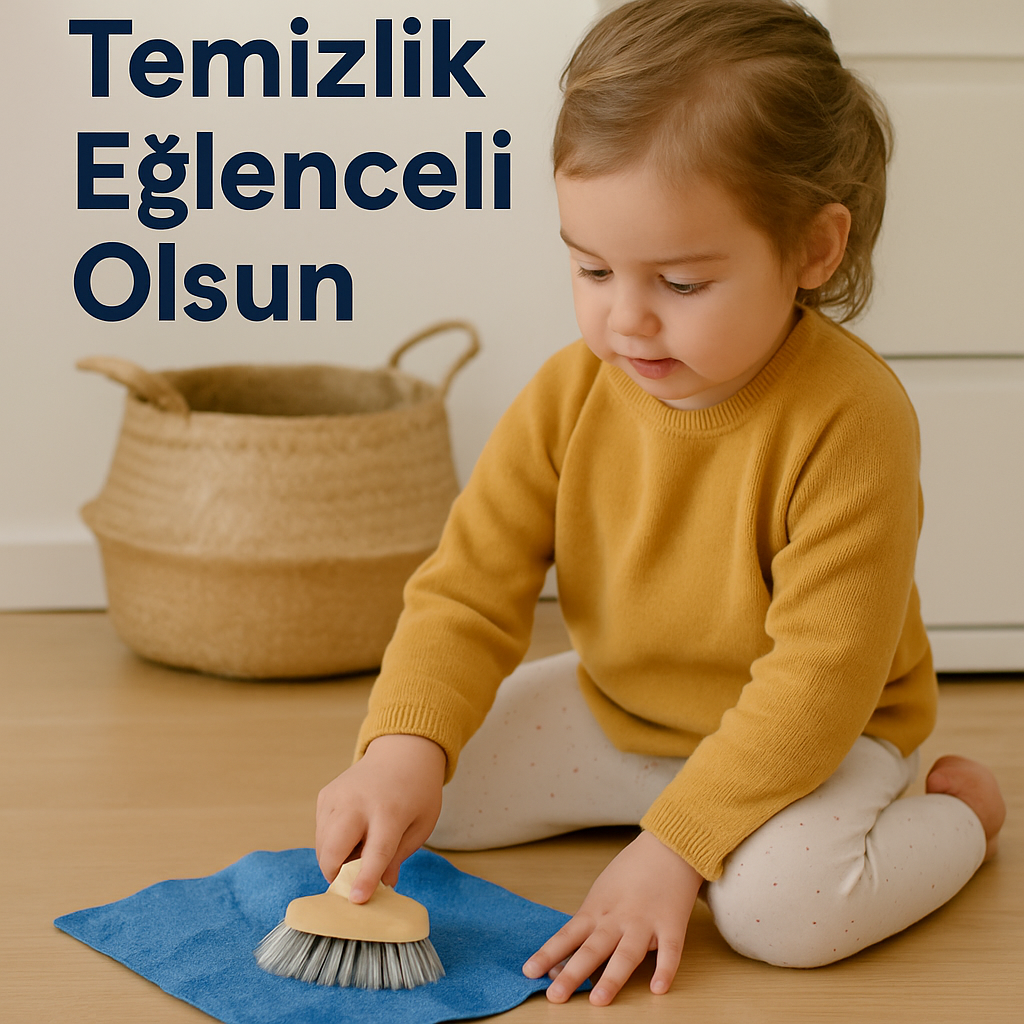 Montessori Yöntemiyle Temizlik Eğlenceli Olsun: Sorumluluk Kazandıran Temizlik Oyunları - Antiola