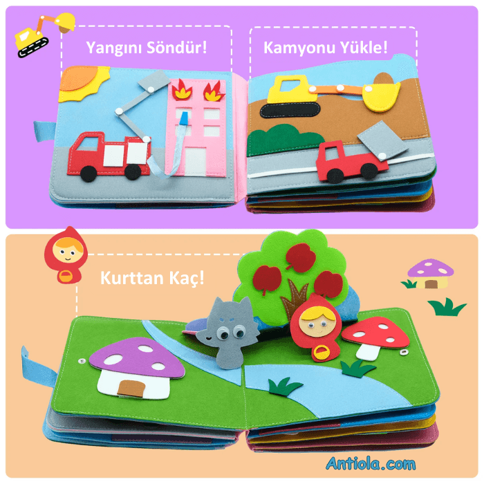Montessori Gökkuşağı Hikaye Kitabı - Antiola