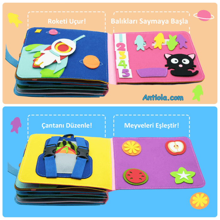 Montessori Gökkuşağı Hikaye Kitabı - Antiola