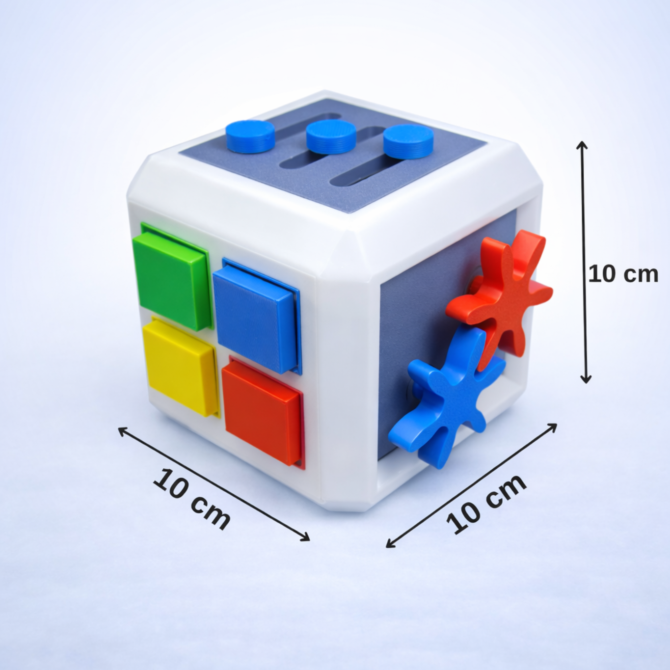 Montessori Eğitici Aktivite Küpü | İnce Motor & Zeka Gelişimi | Duyusal Oyuncak
