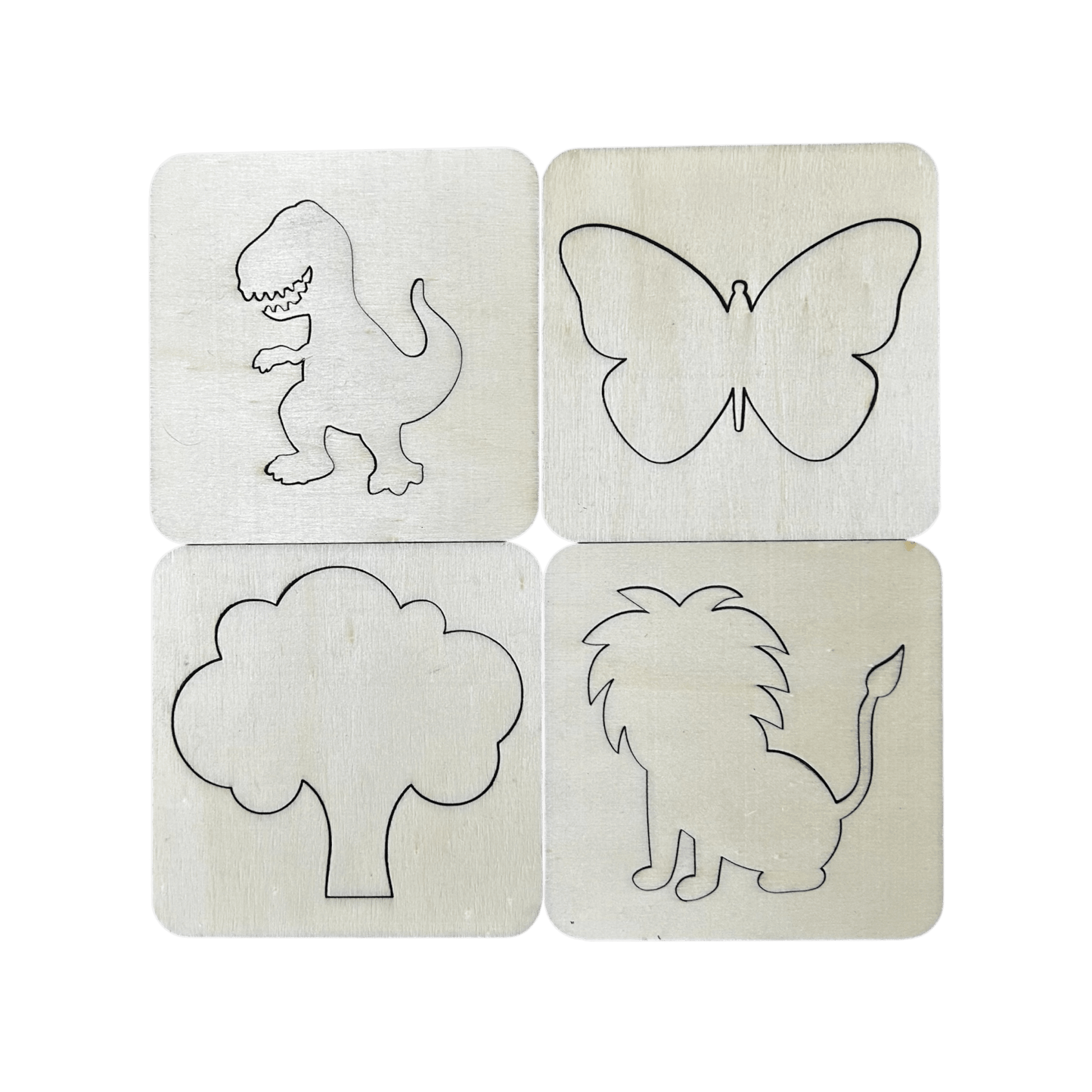 Ahşap Çizim Kartları 15li Paket - Antiola