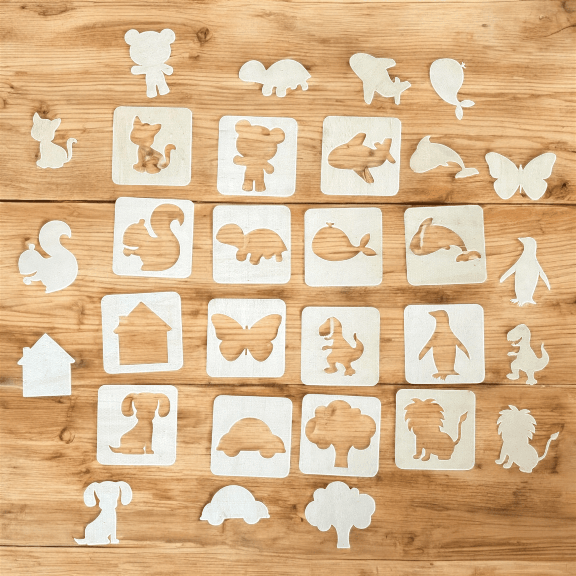 Ahşap Çizim Kartları 15li Paket - Antiola