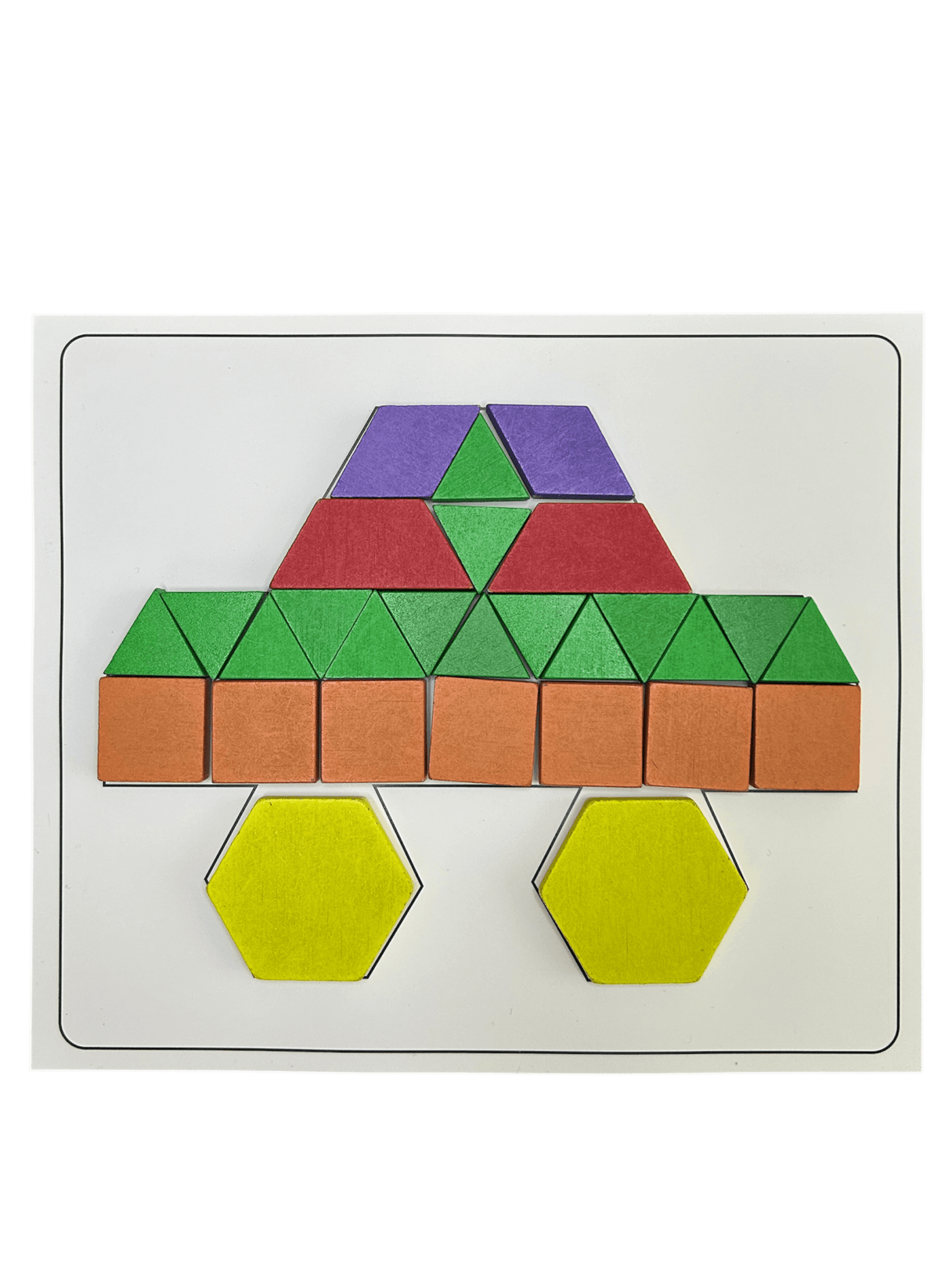 Ahşap Tangram Zeka Oyun Seti - 125 Parça - Antiola