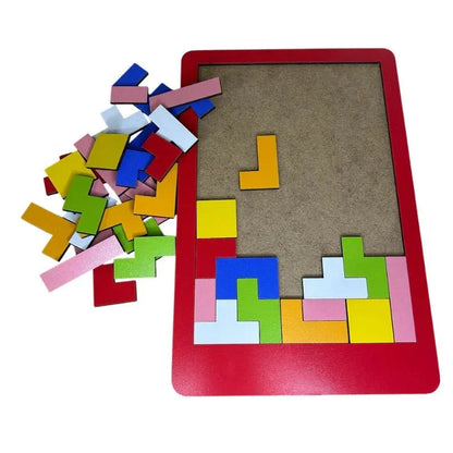 Ahşap Tetris Oyuncağı - Antiola