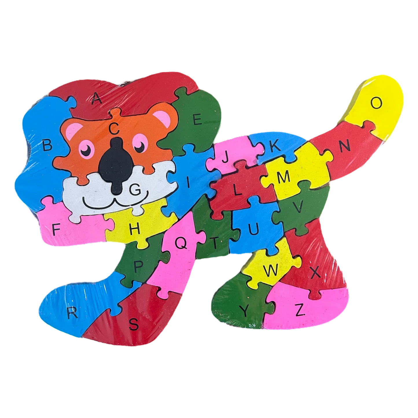 Ahşap Yapboz, Aslan Figürlü Puzzle - Antiola