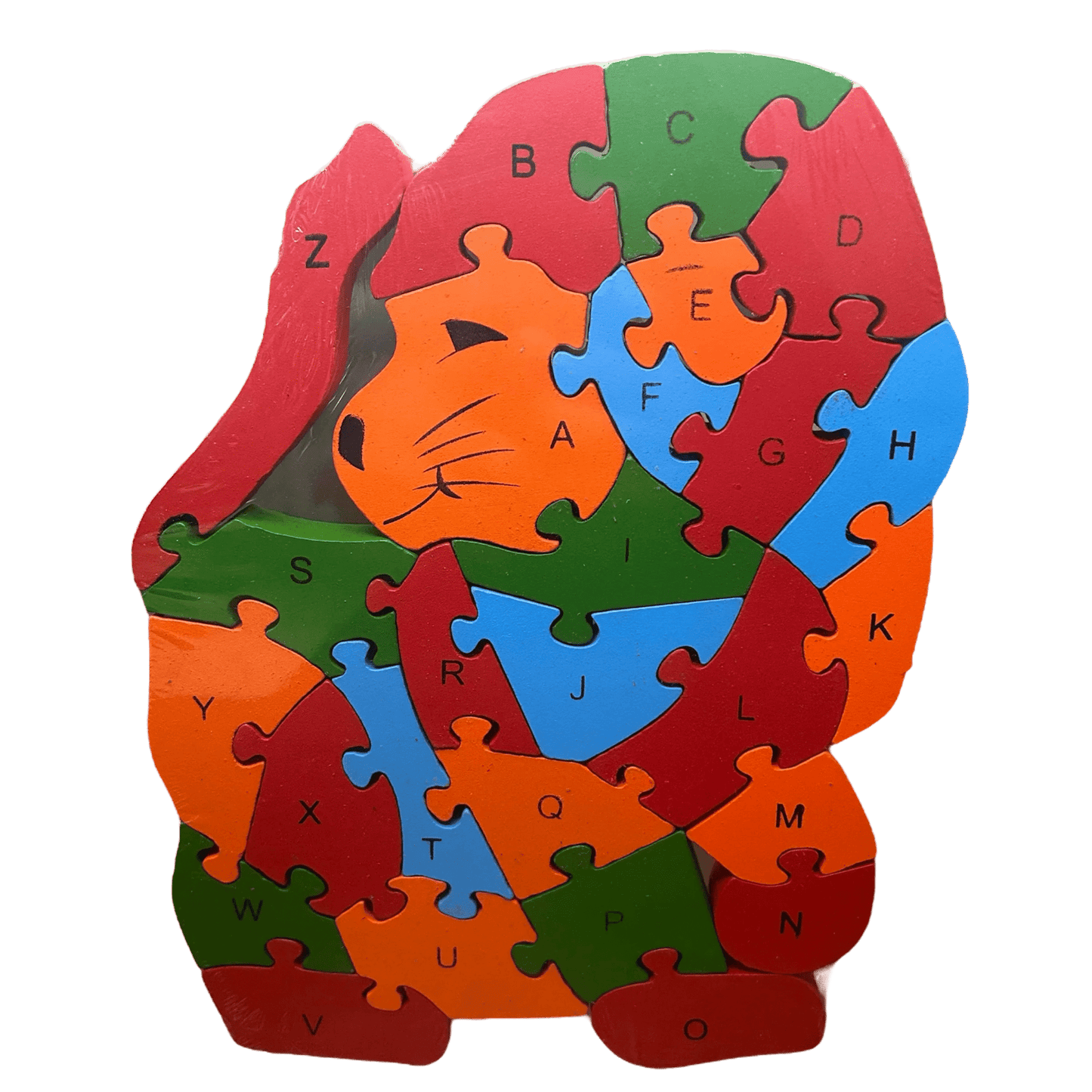 Ahşap Yapboz, Aslan Figürlü Puzzle - Antiola