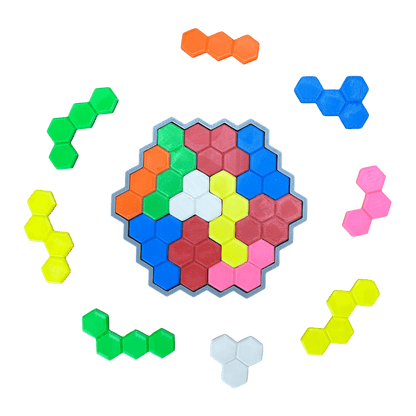 Antiola Altıgen Puzzle Blokları - Antiola