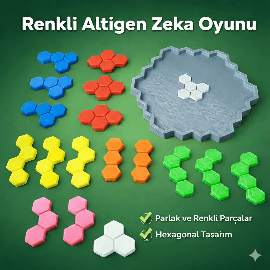 Antiola Altıgen Puzzle Blokları - Antiola