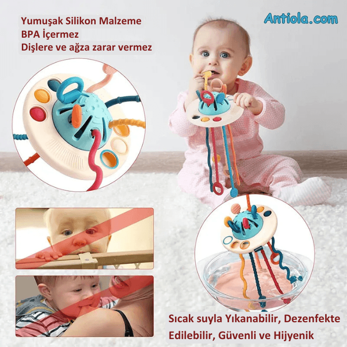 Bebekler için Diş Kaşıma Oyuncağı - Antiola