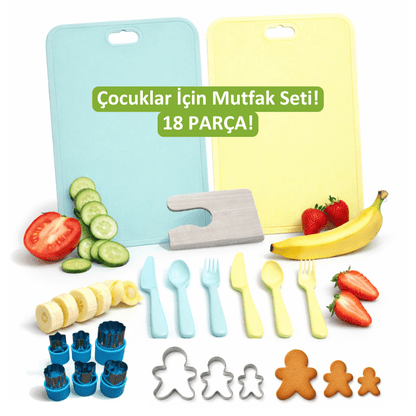 Çocuklar İçin El Kesmeyen Mutfak Araç-Gereçleri - Antiola