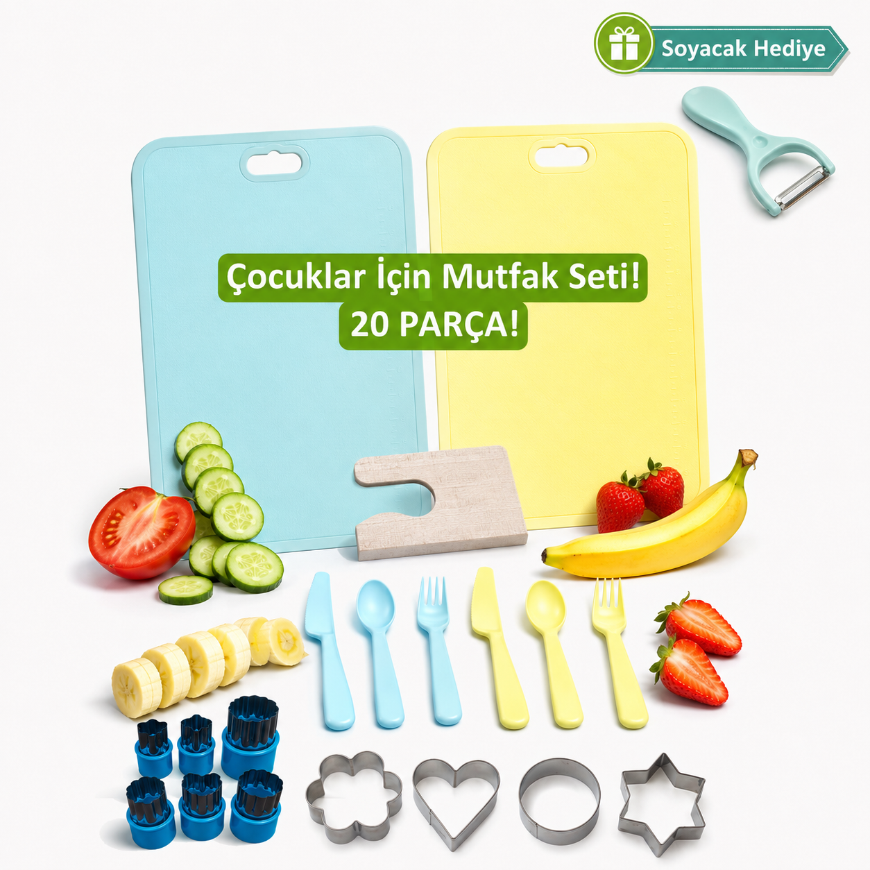 Çocuklar İçin El Kesmeyen Mutfak Araç-Gereçleri