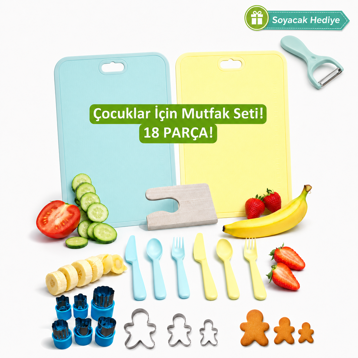 Çocuklar İçin El Kesmeyen Mutfak Araç-Gereçleri