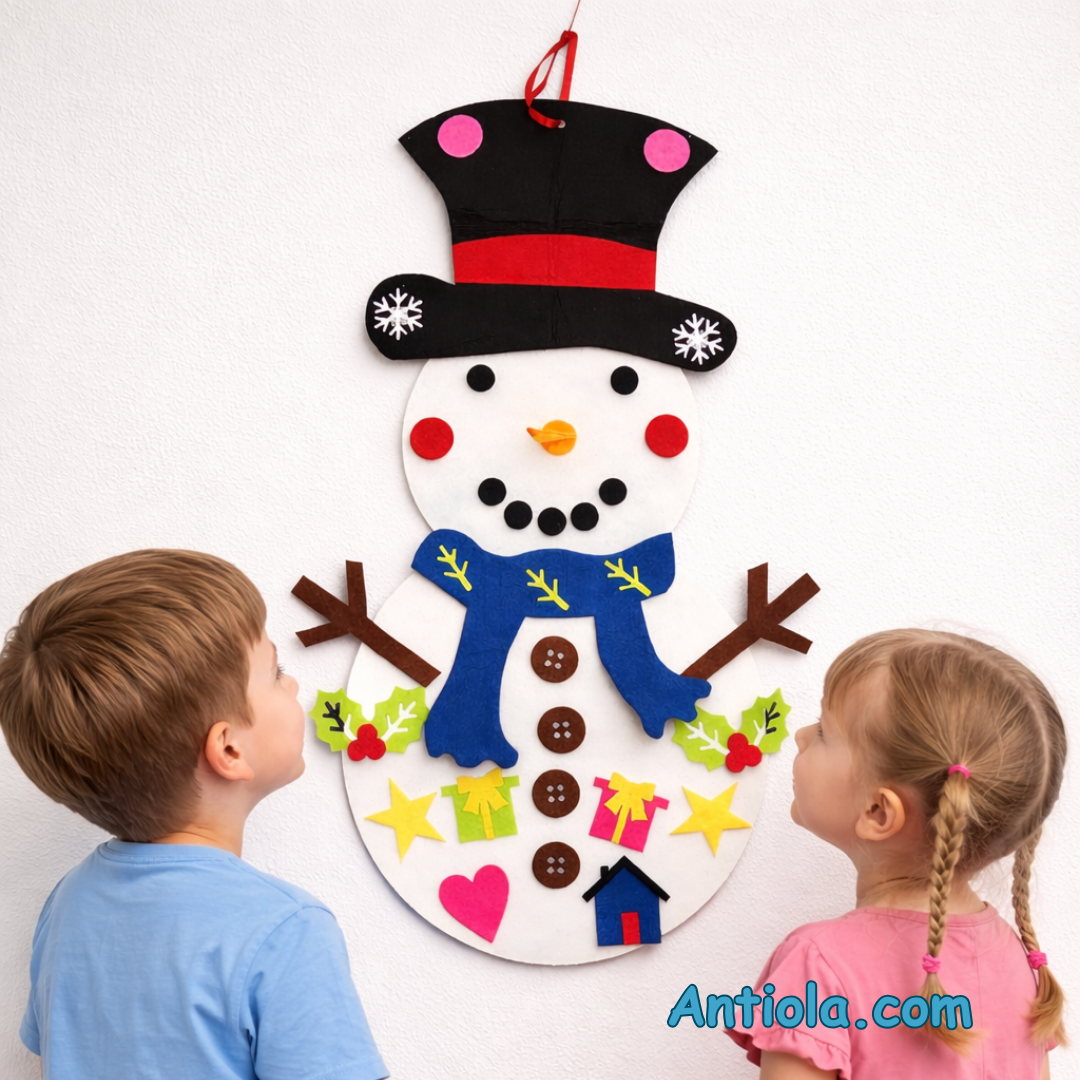 Montessori Keçe Kardan Adam