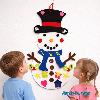 Montessori Keçe Kardan Adam