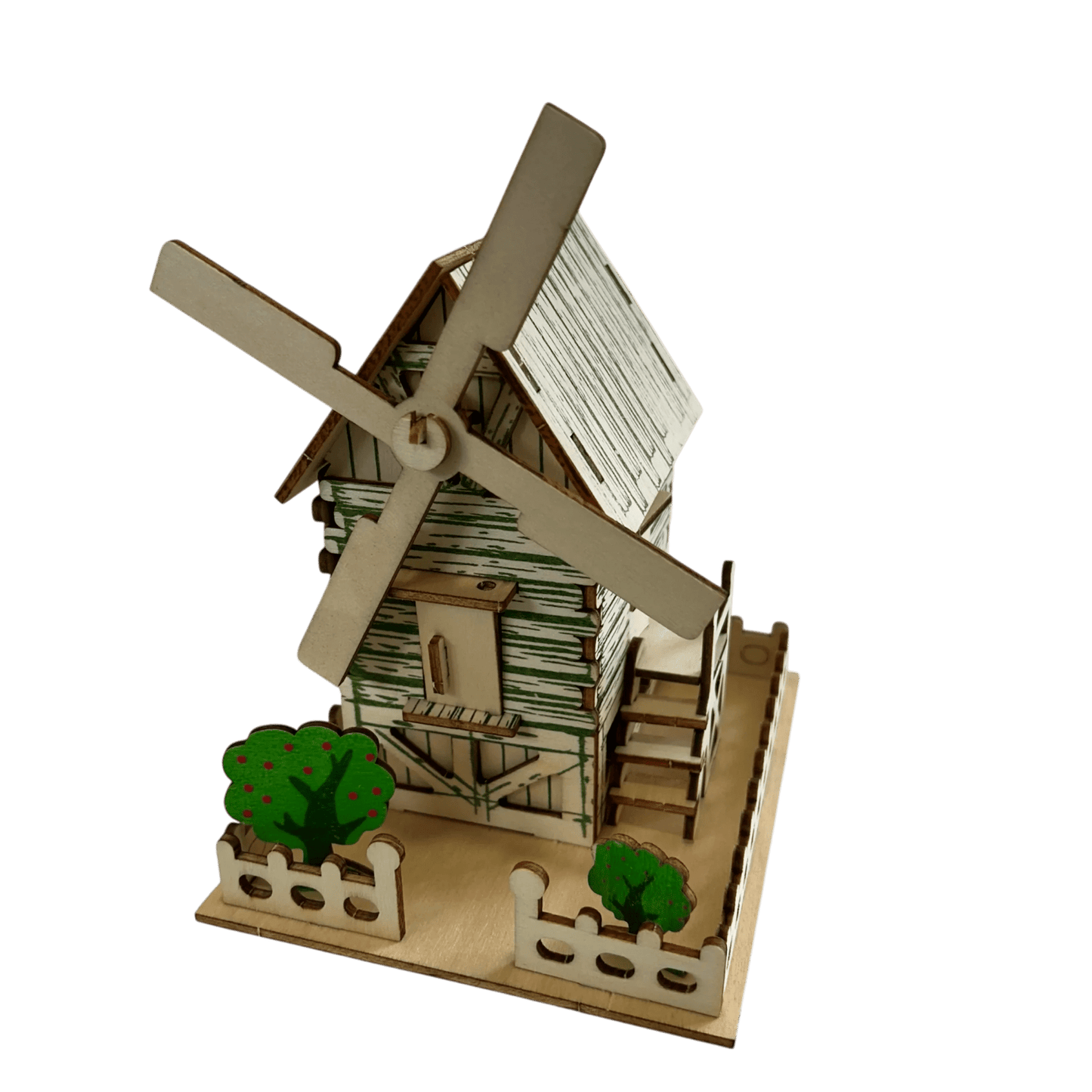 Kendin Yap(DIY) Ahşap Çiftlik Evi Maket Yapım Seti - Antiola