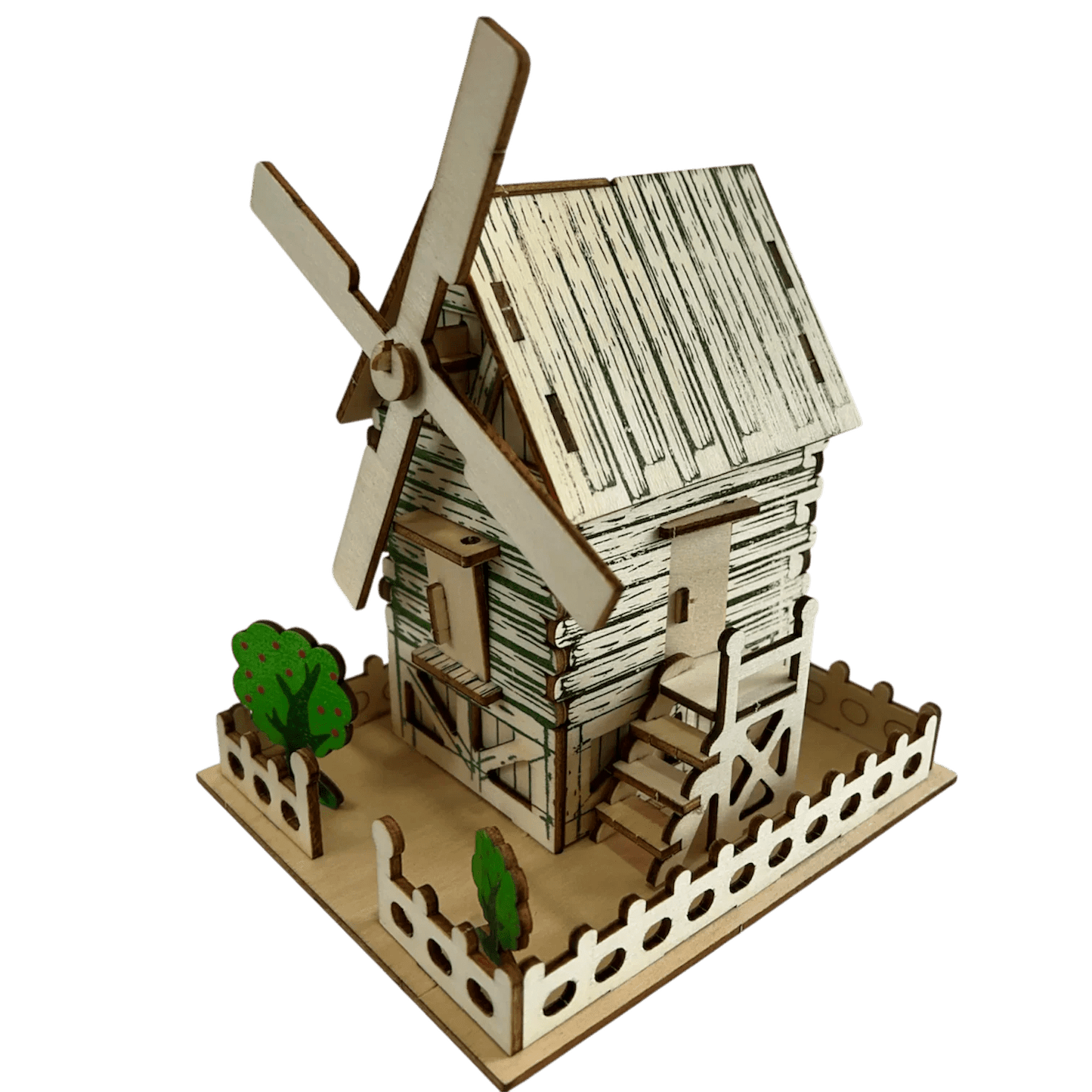 Kendin Yap(DIY) Ahşap Çiftlik Evi Maket Yapım Seti - Antiola