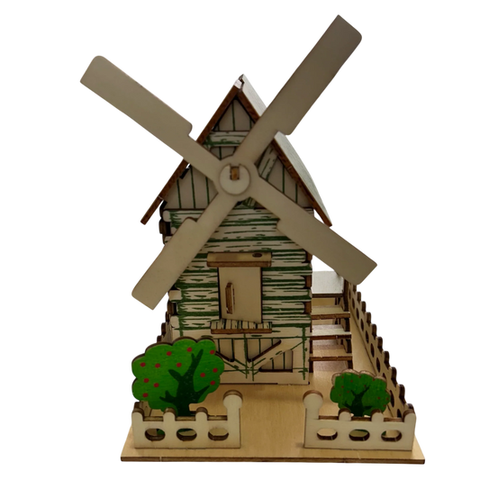 Kendin Yap(DIY) Ahşap Çiftlik Evi Maket Yapım Seti