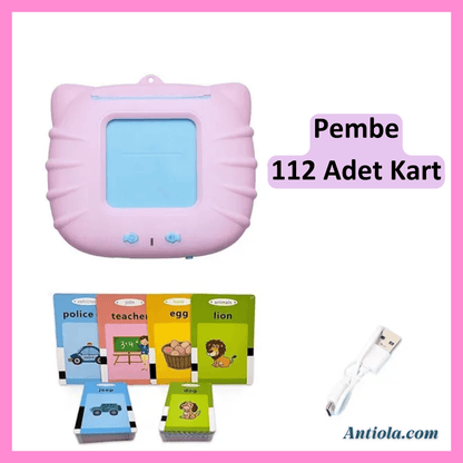 KittyLingo İngilizce Konuşan Kartlar Eğitim Seti - Antiola