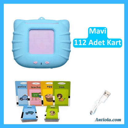 KittyLingo İngilizce Konuşan Kartlar Eğitim Seti - Antiola