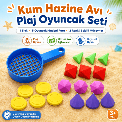 Kum Hazine Avı Plaj Oyuncak Seti - Antiola