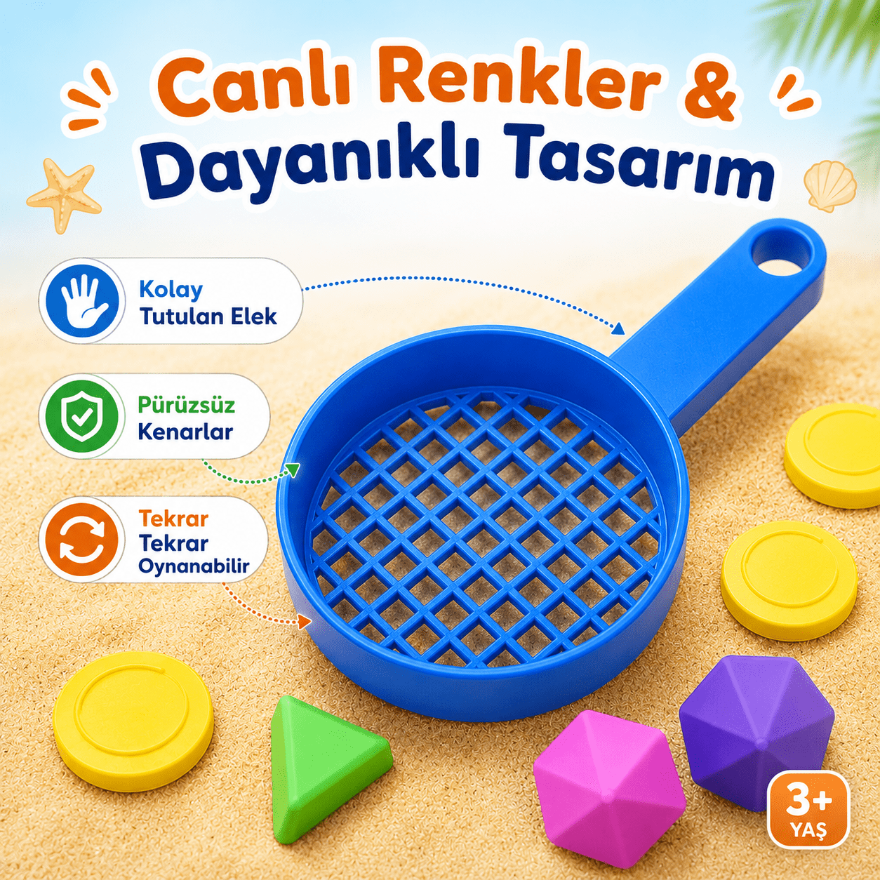 Kum Hazine Avı Plaj Oyuncak Seti - Antiola