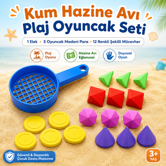 Kum Hazine Avı Plaj Oyuncak Seti
