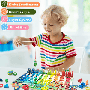 Logaritmik Ahşap Oyuncak - Antiola