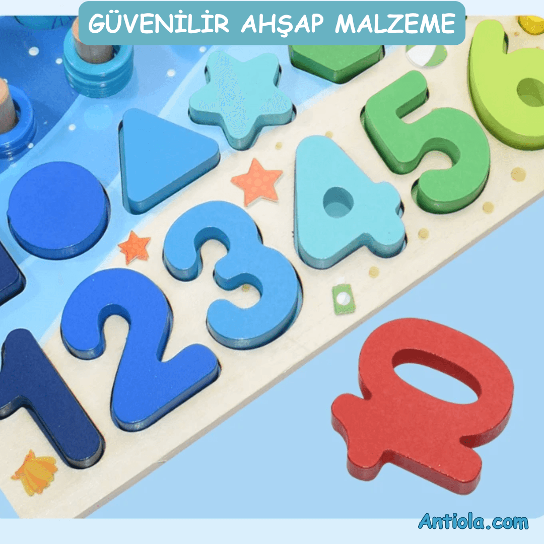 Logaritmik Ahşap Oyuncak - Antiola