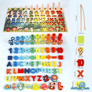 Logaritmik Ahşap Oyuncak - Antiola