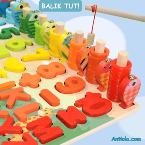 Logaritmik Ahşap Oyuncak - Antiola