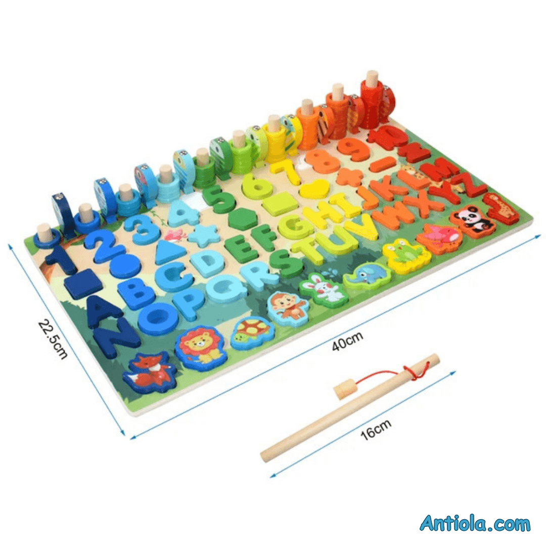Logaritmik Ahşap Oyuncak - Antiola