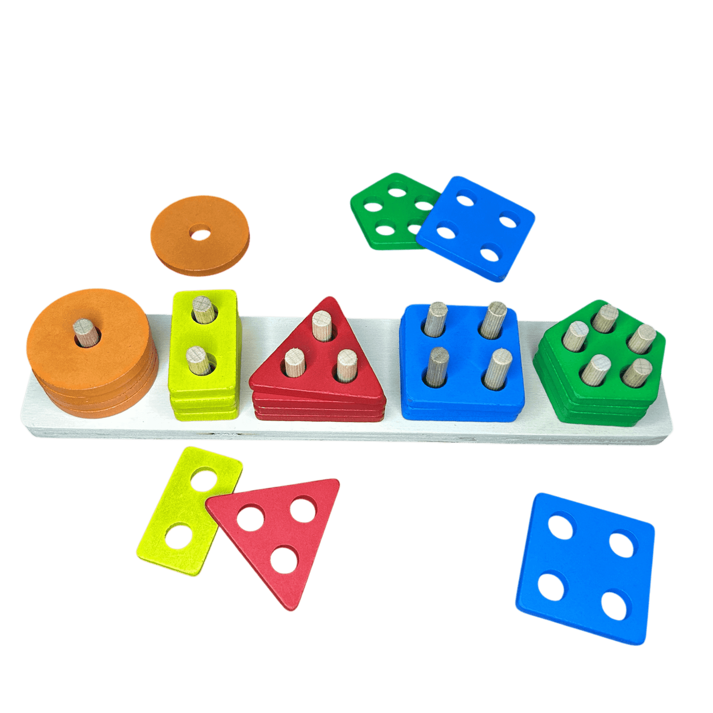 Montessori Ahşap Geometrik Şekiller - Antiola