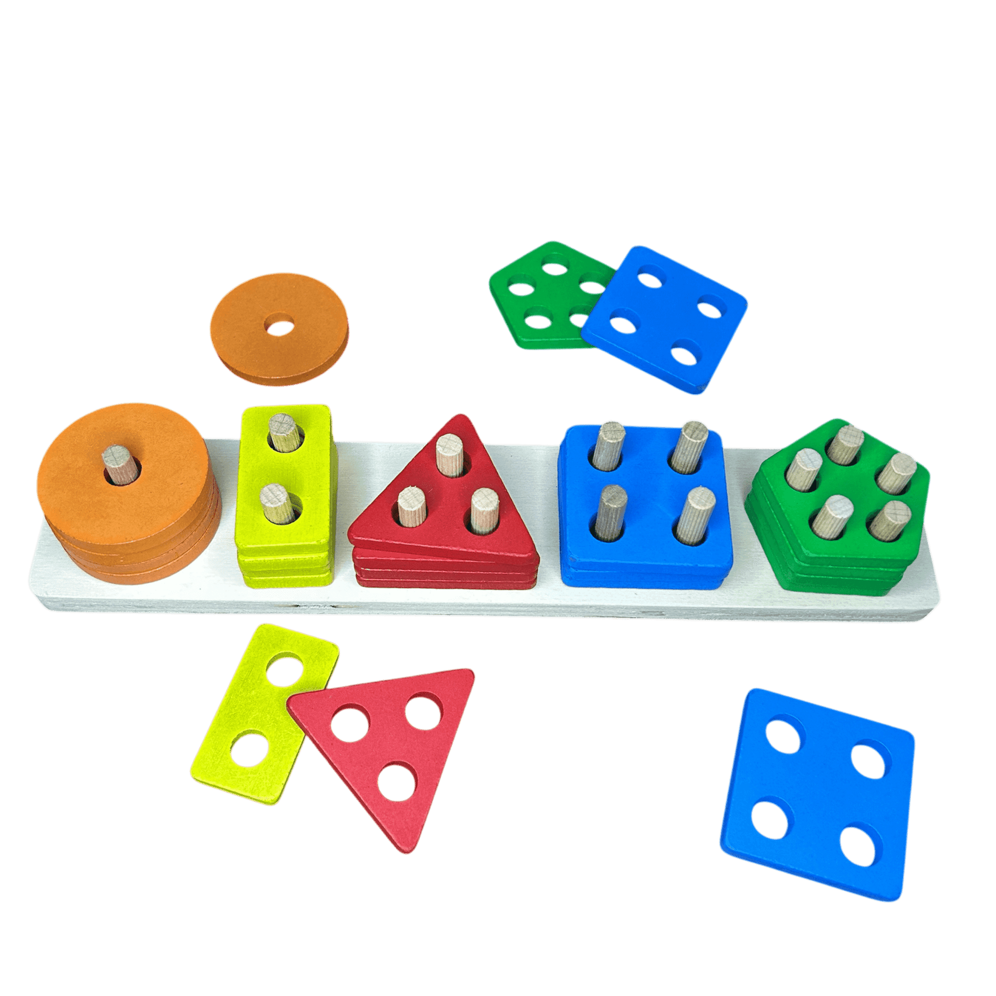 Montessori Ahşap Geometrik Şekiller - Antiola