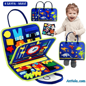 Montessori Çocuk Aktivite Çantası - Antiola