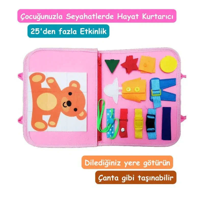 Montessori Çocuk Aktivite Çantası - Antiola