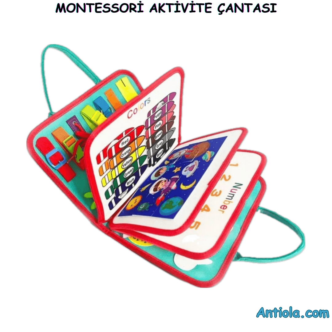 Montessori Çocuk Aktivite Çantası - Antiola