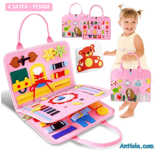 Montessori Çocuk Aktivite Çantası - Antiola