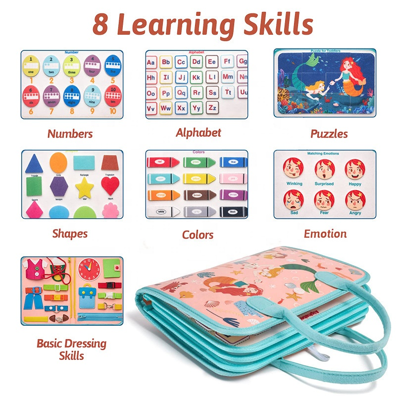 Montessori Çocuk Aktivite Çantası - Antiola