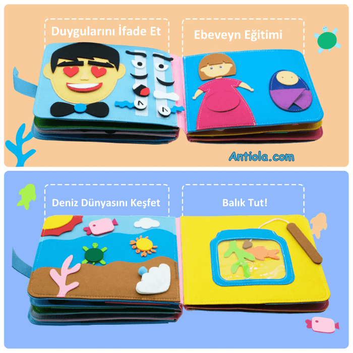 Montessori Gökkuşağı Hikaye Kitabı - Antiola