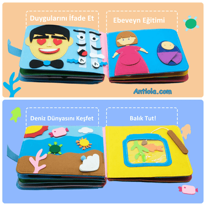 Montessori Gökkuşağı Hikaye Kitabı - Antiola