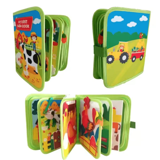 Montessori Keçe Aktivite Kitabı | Çiftlik Temalı Eğitici Oyuncak - Antiola