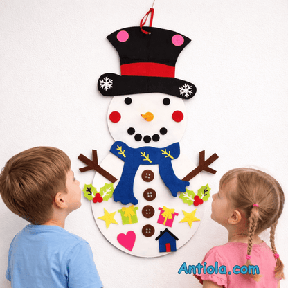 Montessori Keçe Kardan Adam - Antiola