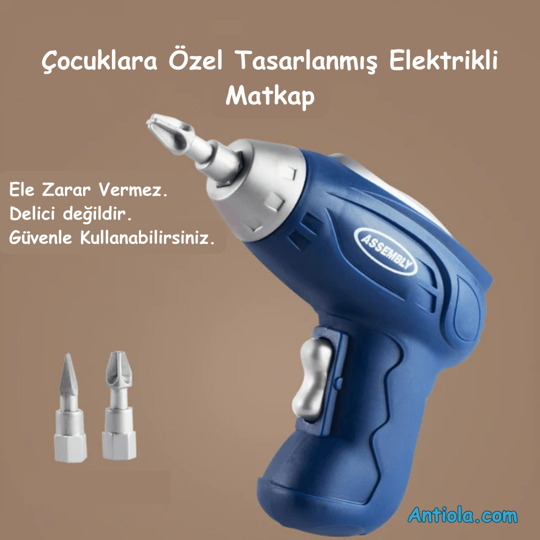 Montessori Toolbox Çocuklar için Tamir Seti - Antiola