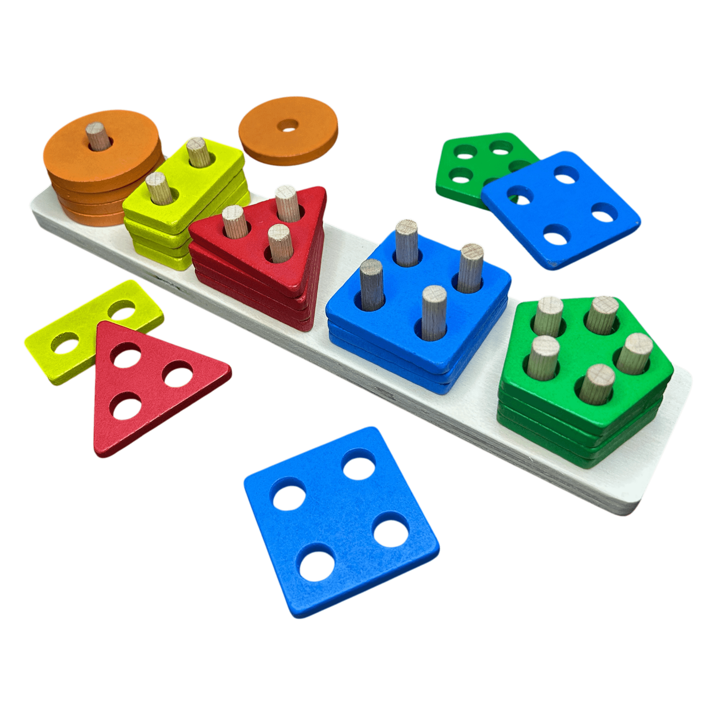 Montessori Ahşap Geometrik Şekiller - Antiola