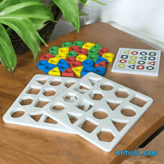 Şekil Renk Eşleştirme Oyun Seti - Antiola