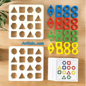 Şekil Renk Eşleştirme Oyun Seti - Antiola