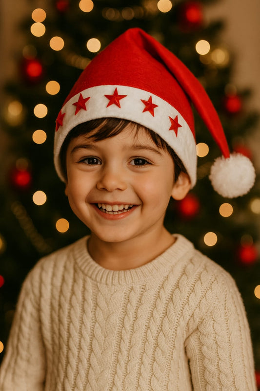 Işıklı Yılbaşı Şapkası - Çocuklar için