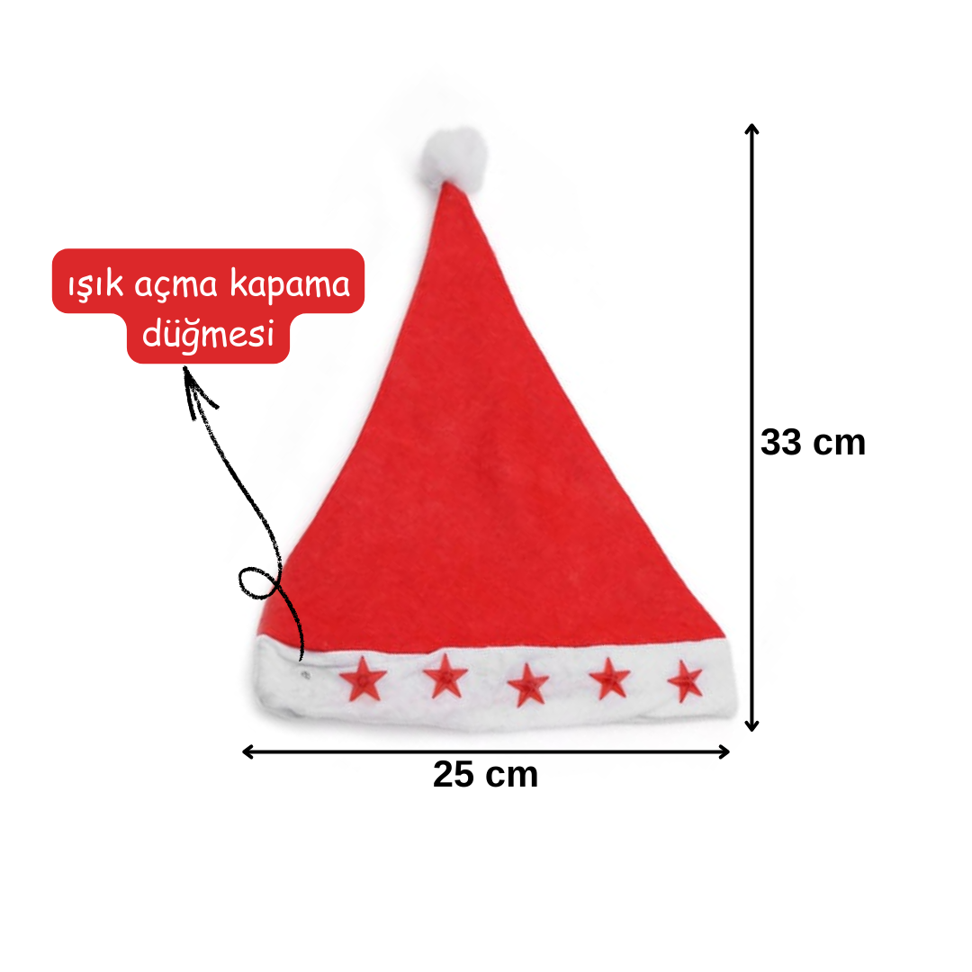 Işıklı Yılbaşı Şapkası - Çocuklar için